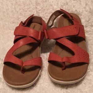Excellent condition Cobb Hill burnt Orange Sandals.  Size 9